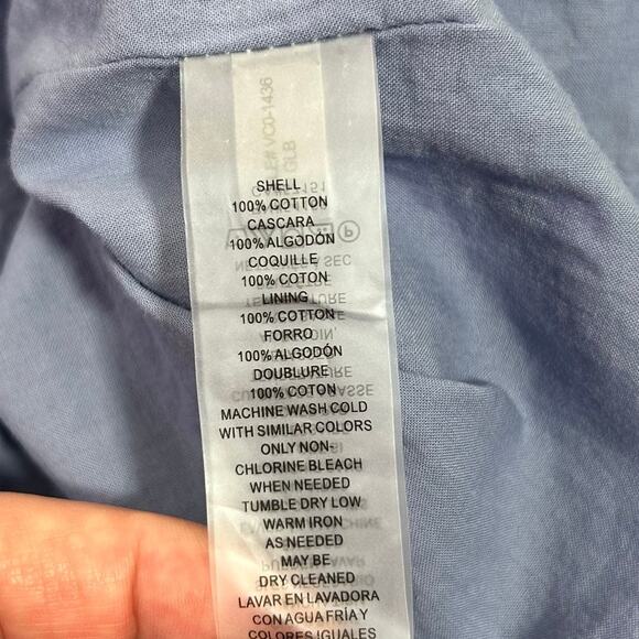 Vince Camuto Women's Off the Shoulder Eyelet Shift Dress Embroidered Hem SZ 14W - Picture 12 of 15